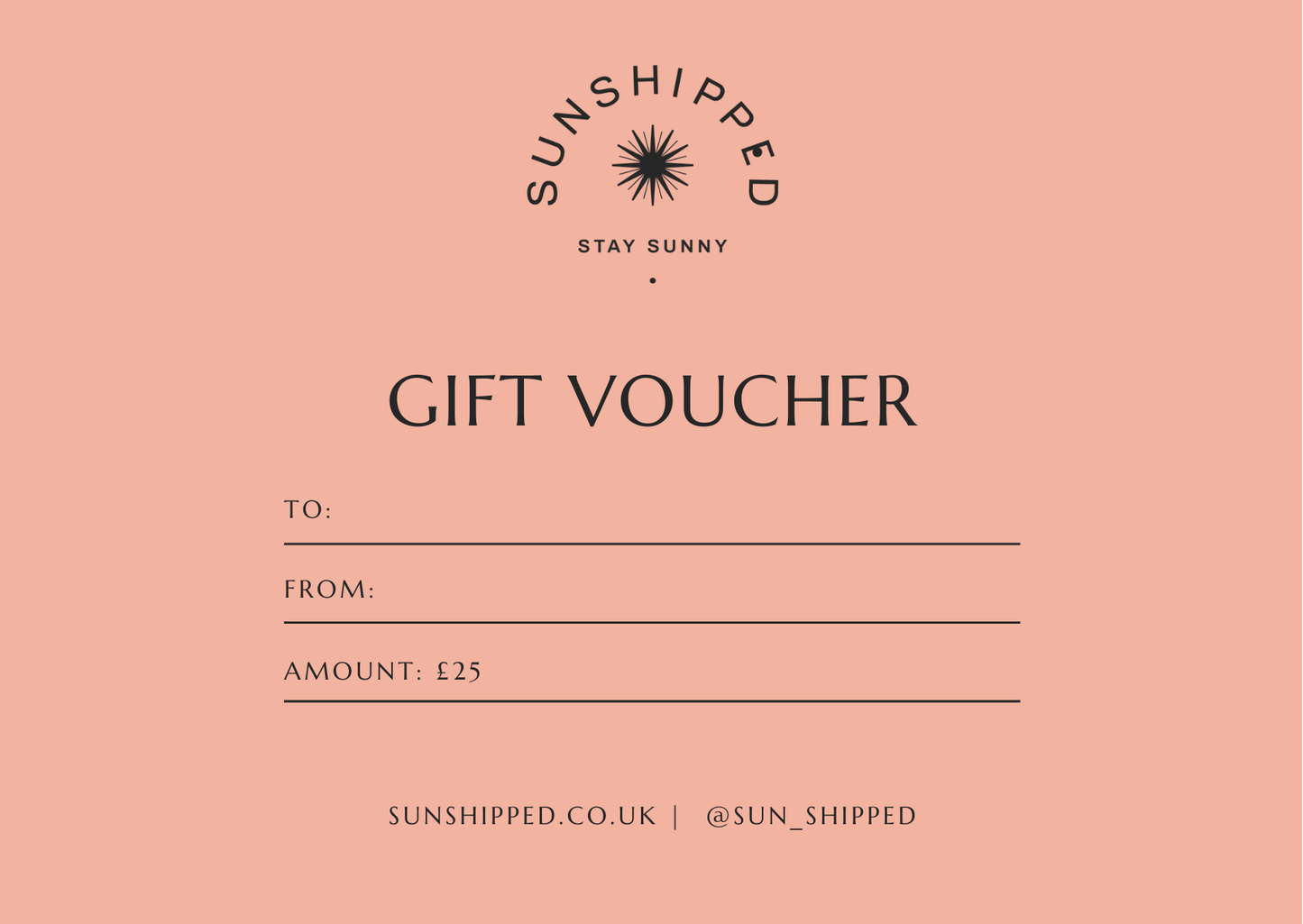 SunShipped Gift Card